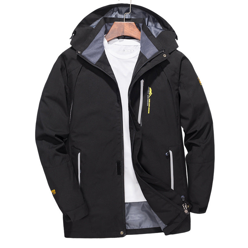 Men's Windproof & Waterproof Outdoor Windbreaker Thin Jacket