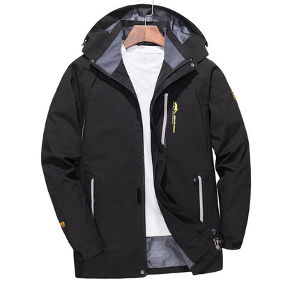 Men's Windproof & Waterproof Outdoor Windbreaker Thin Jacket