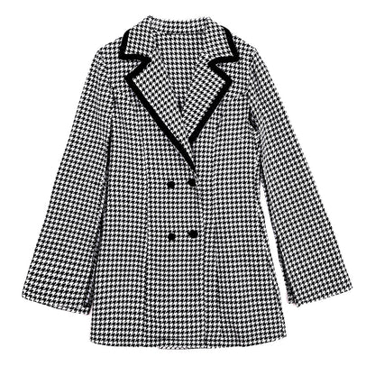 Women's Suit Jacket Split Long Sleeve Commuting Elegant