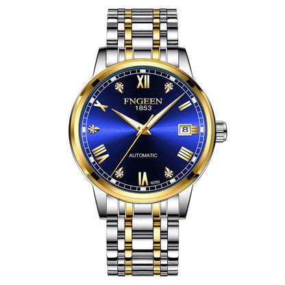 Automatic Mechanical Watch Belt Style Business Waterproof Luminous Internet Celebrity Student Fine Steel