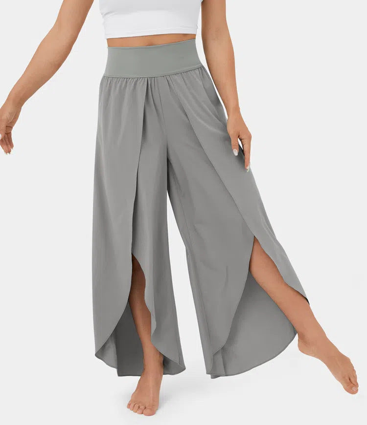 Buy Women's Loose Split Yoga Pants - Summer Fashion Wide Leg Pants | Ectron Online
