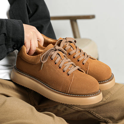 Suede Retro Workwear Shoes For Men