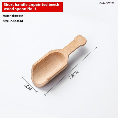 Solid Wood Tea Spoon