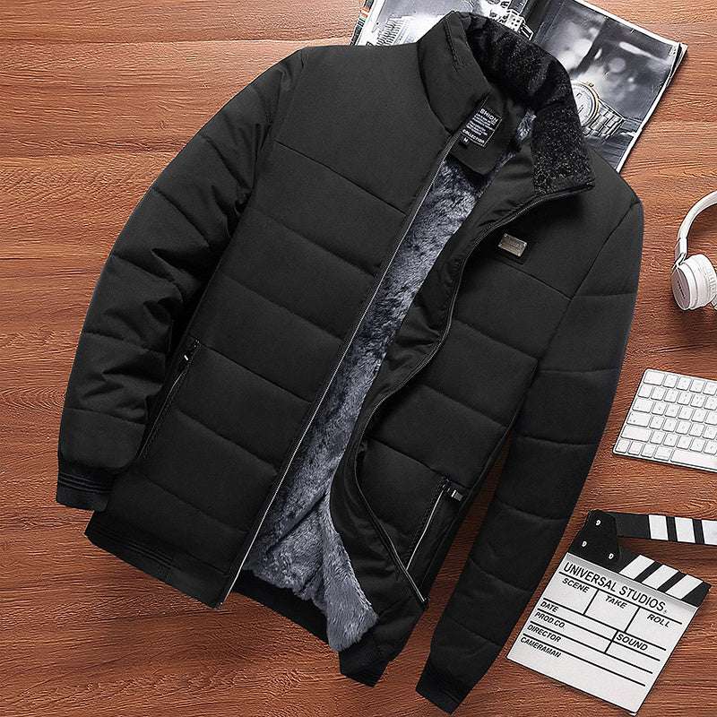 Men's Loose Cotton-Padded Coat Middle-aged And Elderly Loose Cotton-pad | Ectron Online