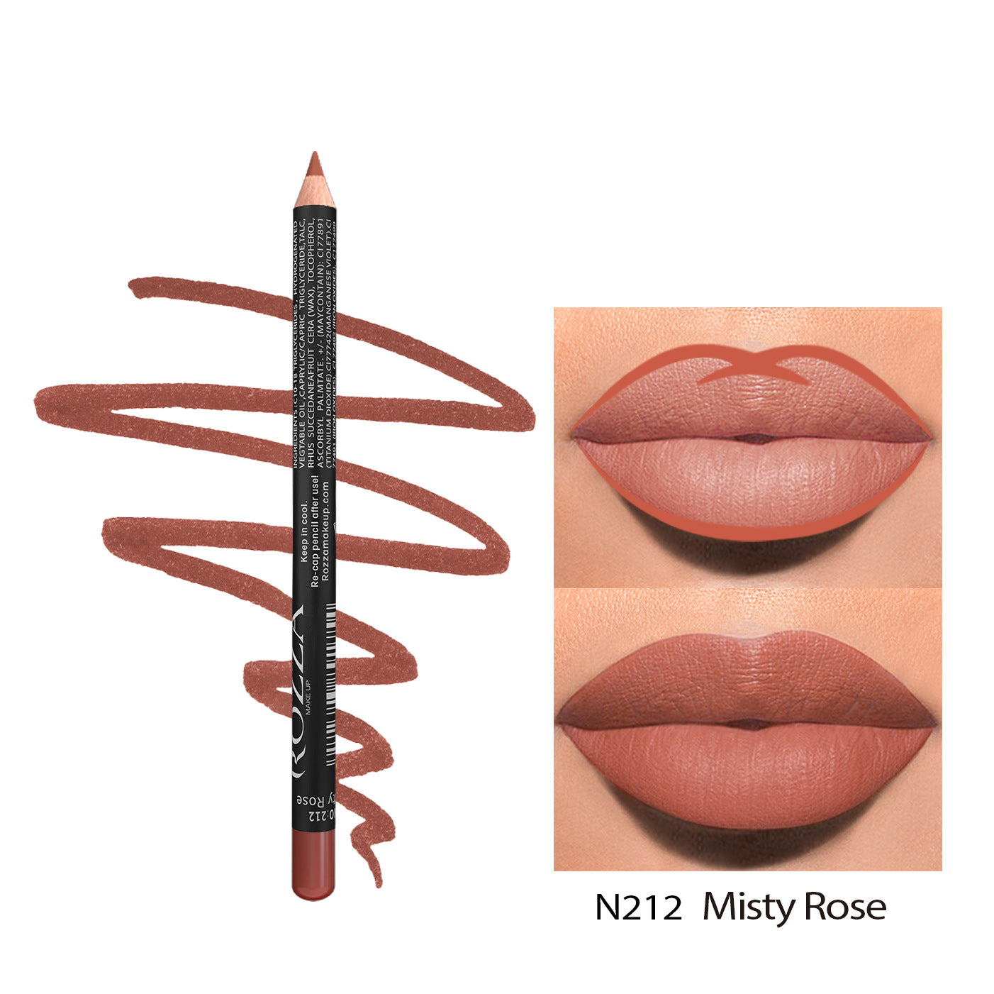 Matte Rich Lip Wood Lip Liner – Long-lasting, Water-Resistant No Stain On Cup No Fear Of Water 24 Hour | Ectron Online