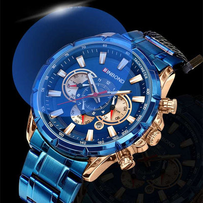 Men's Tactical Motorcycle Watch Tactical Motorcycle Waterproof Luminous | Ectron Online
