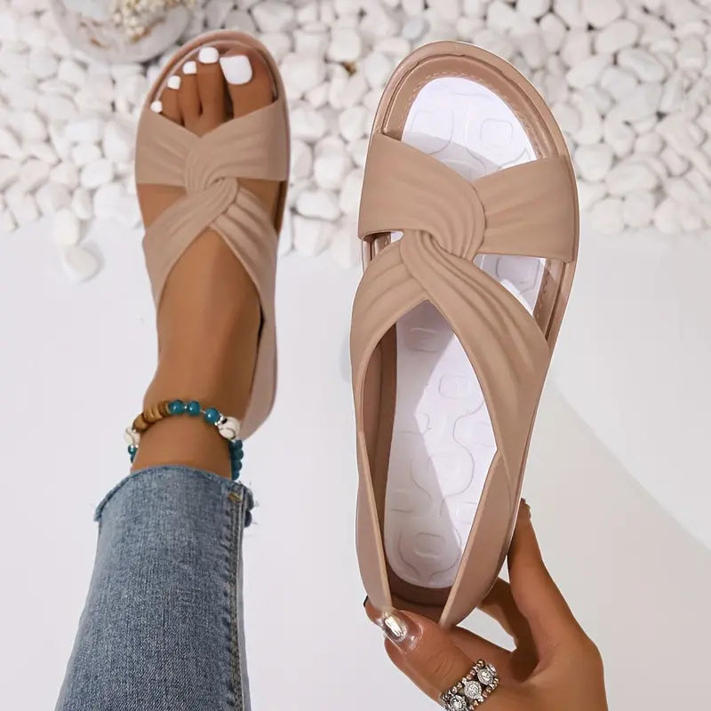 Flat Casual Women's Summer Flat Sandals Slippers Flat Casual Women's Summer Flat Sandals | Ectron Online