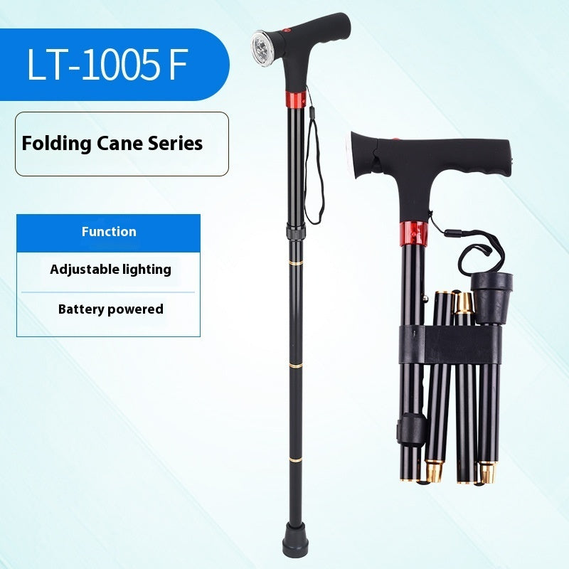 Multifunctional Non-Slip Smart Retractable Folding Cane Multifunctional Non-slip Smart Retractab | Ectron Online