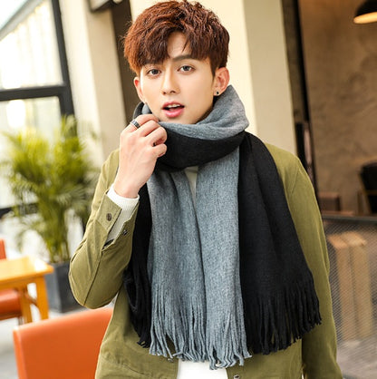 Men Scarves Can Match Colors Fashion Men's Scarves | Ectron Online