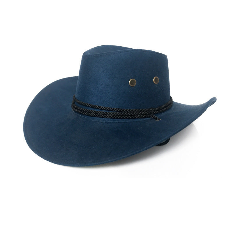 Western Denim Suede Outdoor Sun Visor