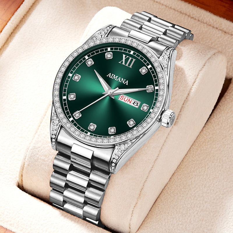 Diamond Disc Quartz Watch for Women Log Series Diamond Disc Quartz Women's W | Ectron Online