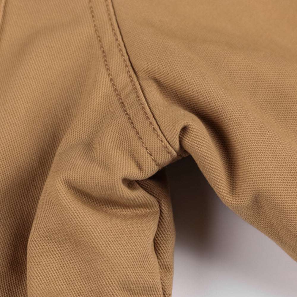 Winter Zip-up Coat Warm Thickened Detachable Hooded Jacket Multi-pocket  Button Drawstring Long Sleeve Tops Men's Cargo Clothing