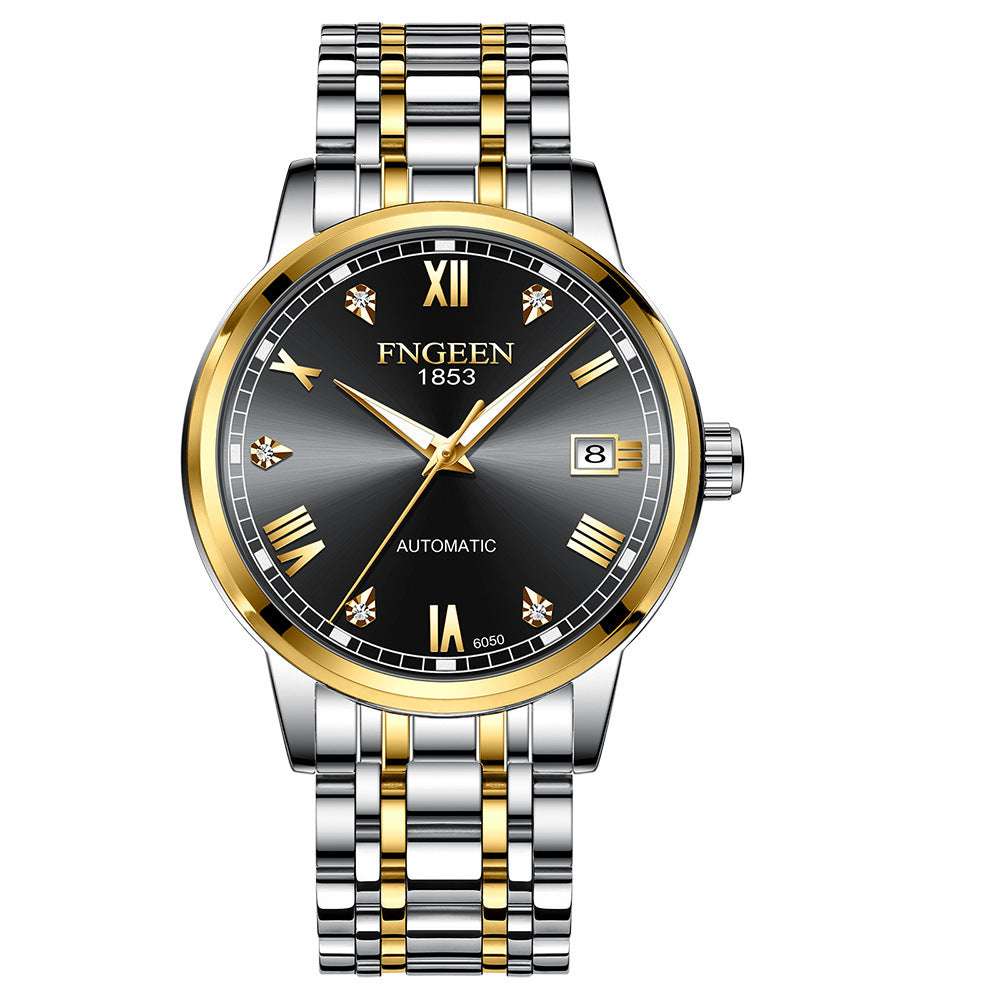 Automatic Mechanical Watch – Waterproof, Luminous Steel Strap Watches | Ectron Online