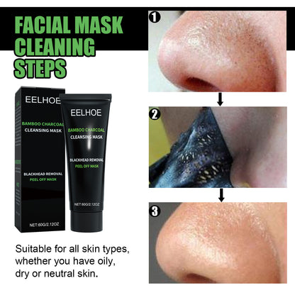 EELHOE Bamboo Charcoal Peel-Off Mask - Deep Pore & T-Zone Oil Control EELHOE Bamboo Charcoal Blackhead Removal | Ectron Online