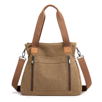 Women Totes All-match Portable Large-capacity Female Canvas Bag Female Casual Shoulder Bags