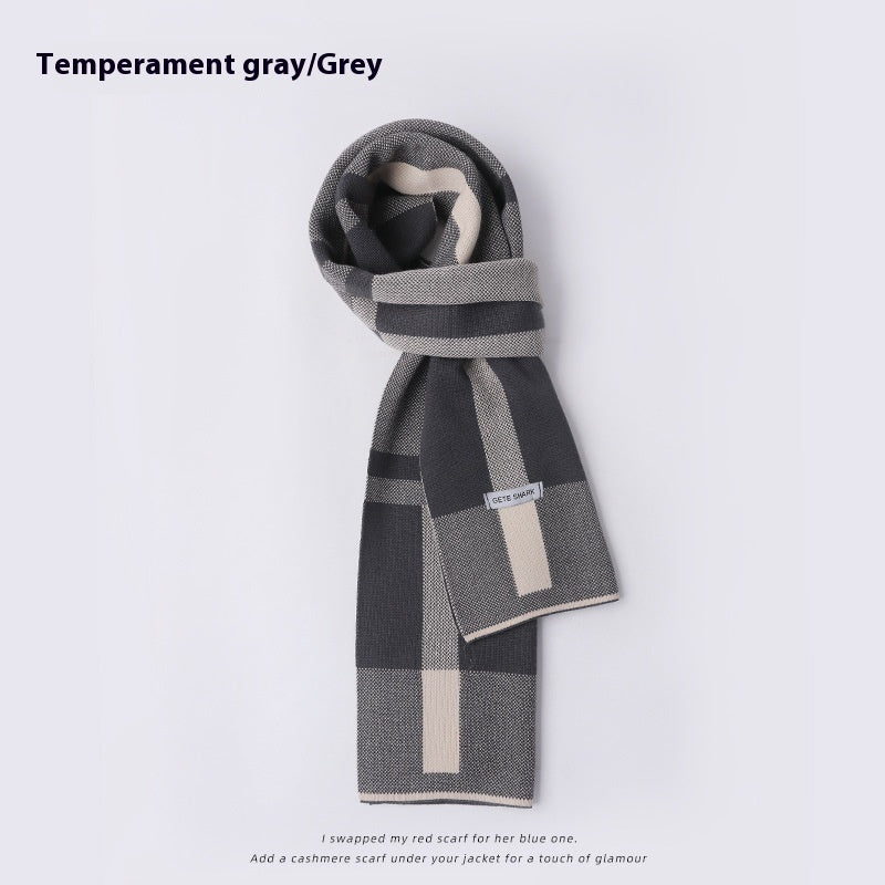 Men's Winter Outdoor Windproof Scarf