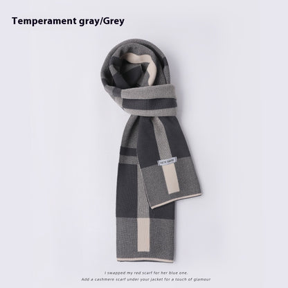 Men's Winter Outdoor Windproof Scarf