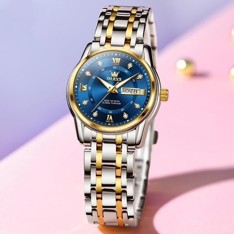 Ladies' Roman Scale Waterproof Quartz Watch Roman Scale Fashion Calendar Quartz Watc | Ectron Online