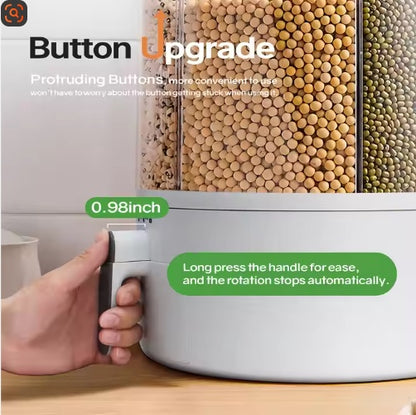 Rice Storage Containers Food Grain Cereal Bins Pet Food Storage Yikexiomi Bucket Rice Storage Containers Food Grain Cerea | Ectron Online