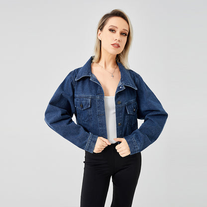 The Raw Edge Design Is Retro And Loose With A Soft Denim Jacket