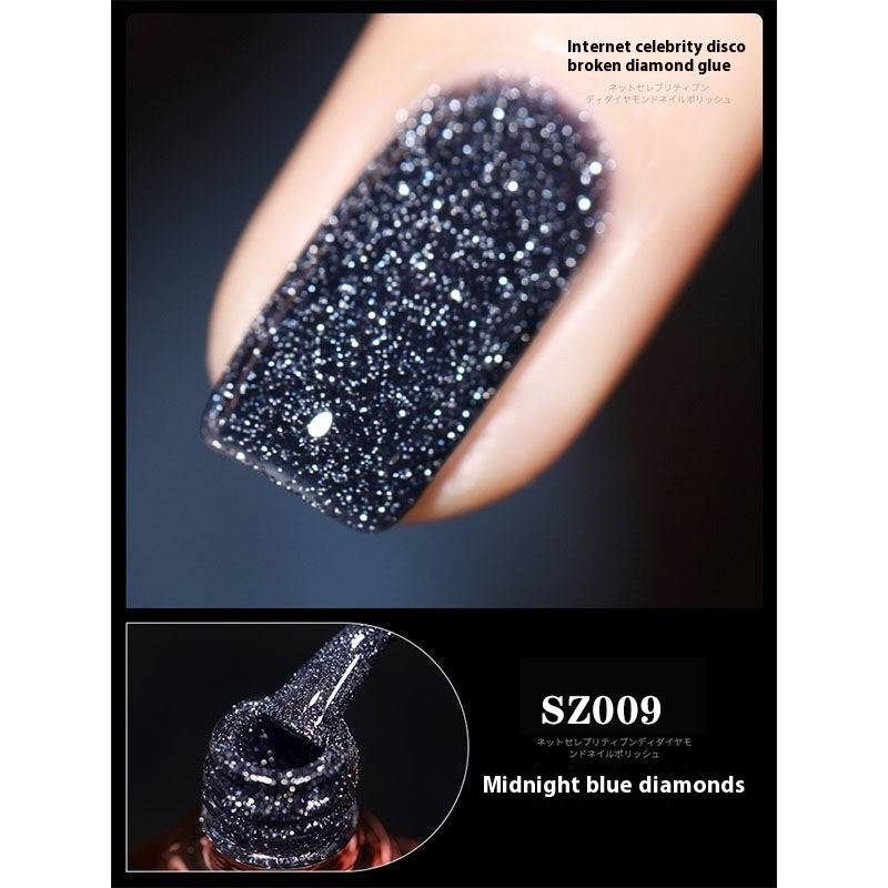18-Color Disco Diamond Nail Gel – Glamorous Sparkle Nail Art Kits & Accessories | Ectron Online