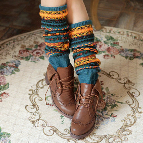 Warm Thick Cotton Knee High Boot Socks