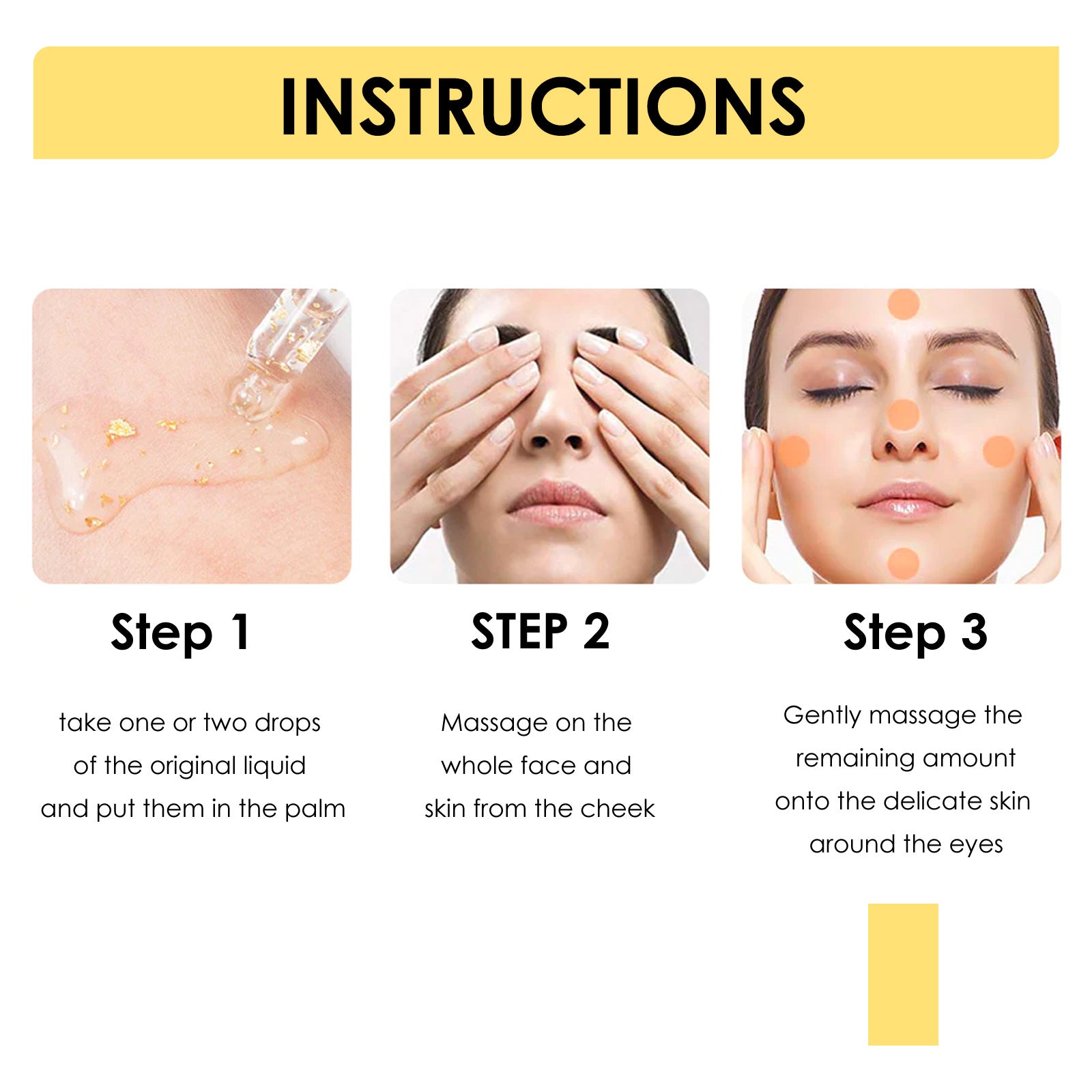 24K Gold Collagen Protein Thread Lift - Instant Face Firming Set