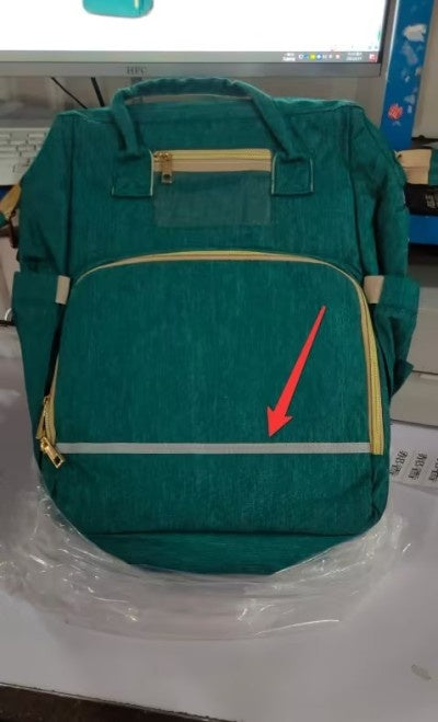 3-in-1 Diaper Bag Backpack with Folding Baby Bed & USB Charging Port USB Charging Version Mommy Bed Backpack | Ectron Online