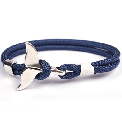 Maritime Magic | Anchor and Whale Tail Jewelry Bracelet | Ectron Online