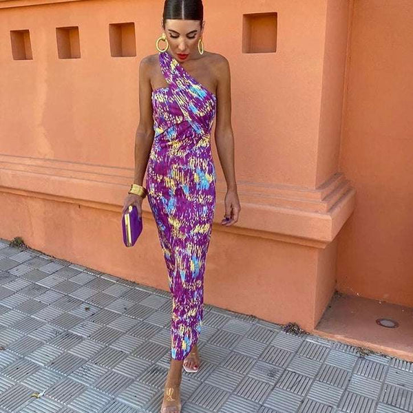 Women’s Sleeveless Backless Slim Fit Maxi Dress – Elegant Style
