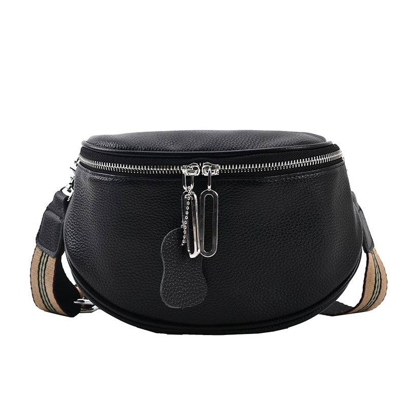 Genuine Leather Small Bag Women's Cowhide Simple Crossbody Bag