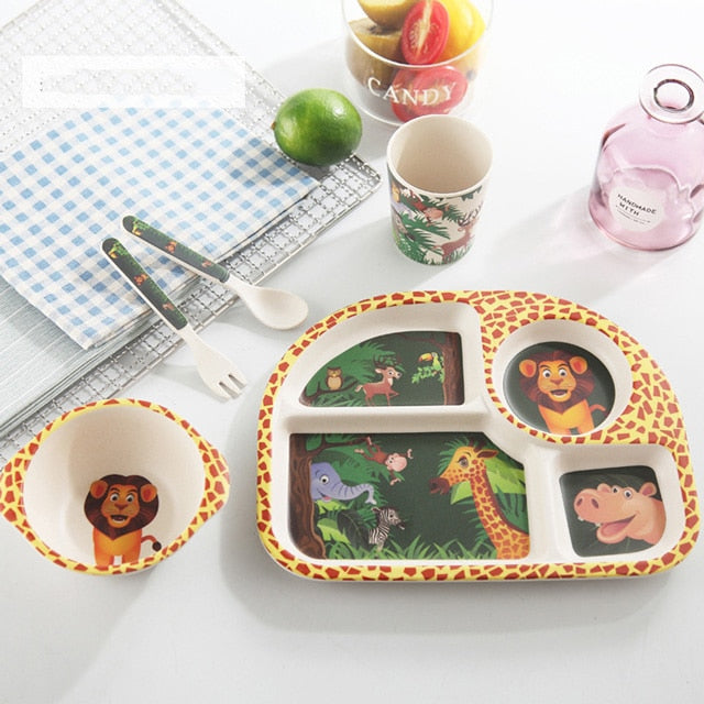 Healthy Eating for Little Ones | Bamboo Fiber Dinnerware Baby & Toddler Food | Ectron Online