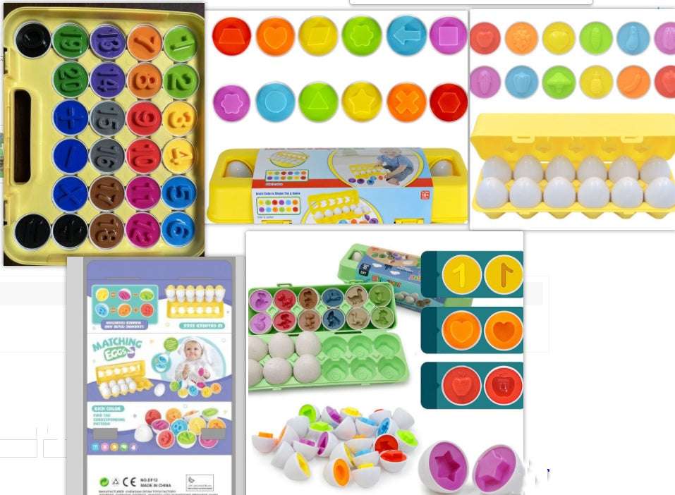 Montessori Smart Eggs Toy Baby Learning Educational Toy Smart Egg | Ectron Online