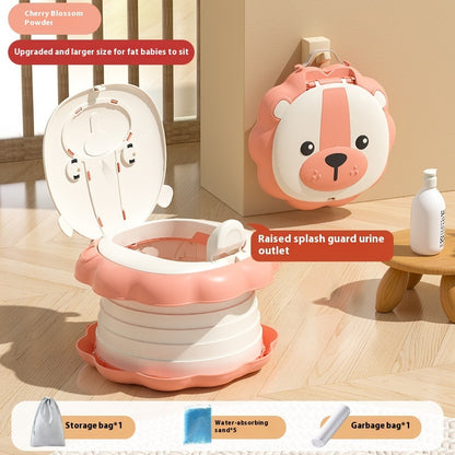 Children's Folding Toilet Portable Urinal Urinal Little Boy Baby Girl Car Travel Toilet