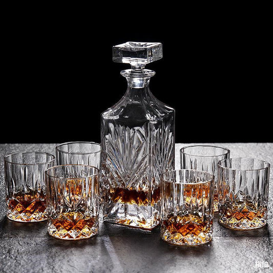 Crystal Glass Whiskey Glass Set