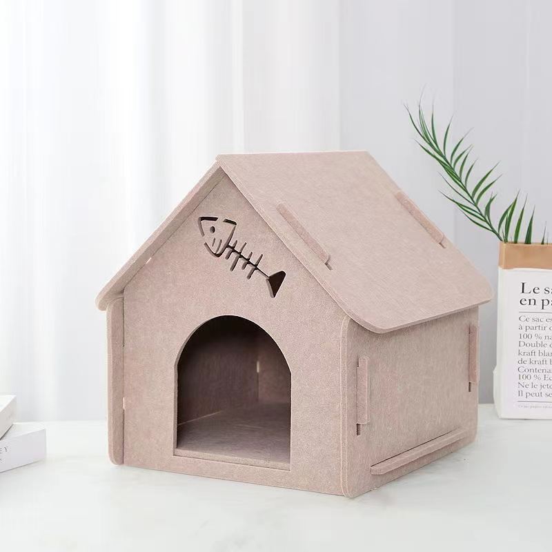 Felt Cat Bed – Removable, Washable & Warm for All Seasons Felt Cat Bed Four Seasons Universal Remo | Ectron Online