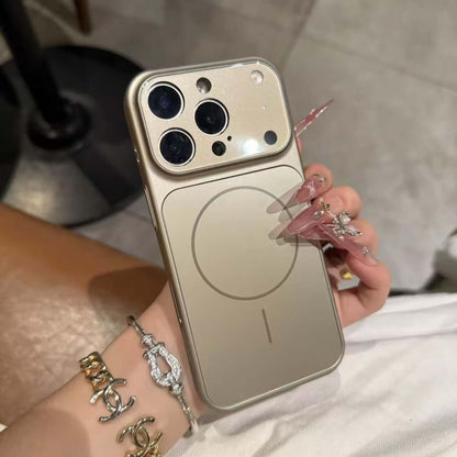 Magnetic Nano Frosted Glass Case for iPhone 17 16 15 | MagSafe Armor