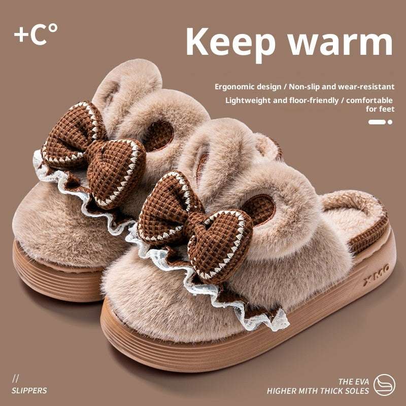 Indoor Warm Non-slip Cute Couples Cotton Shoes Indoor Warm Non-slip Cute Couples Cotton | Ectron Online