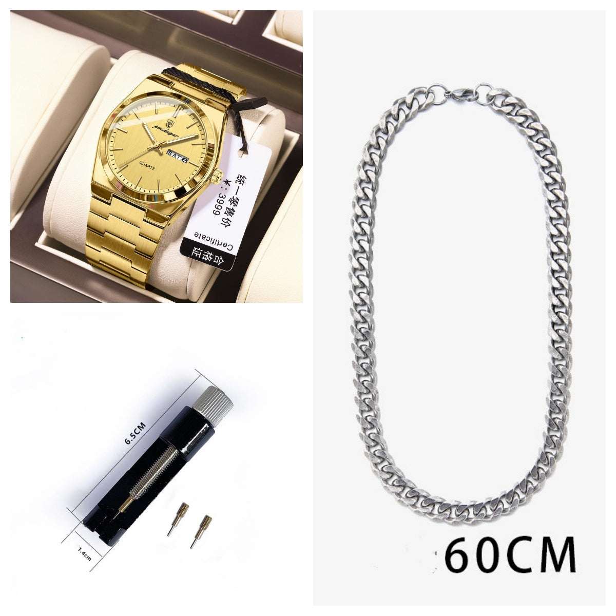 Men's Ultra-Thin Waterproof Watch Ultra-thin Men's Watch Waterproof Lumino | Ectron Online