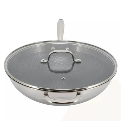 Better Chef 12.5-Inch 3-Ply Stainless Steel Nonstick Wok with Lid Better Chef 12.5-Inch 3-Ply Stainless St | Ectron Online