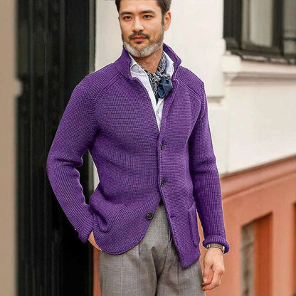 casual long sleeve knitted coat