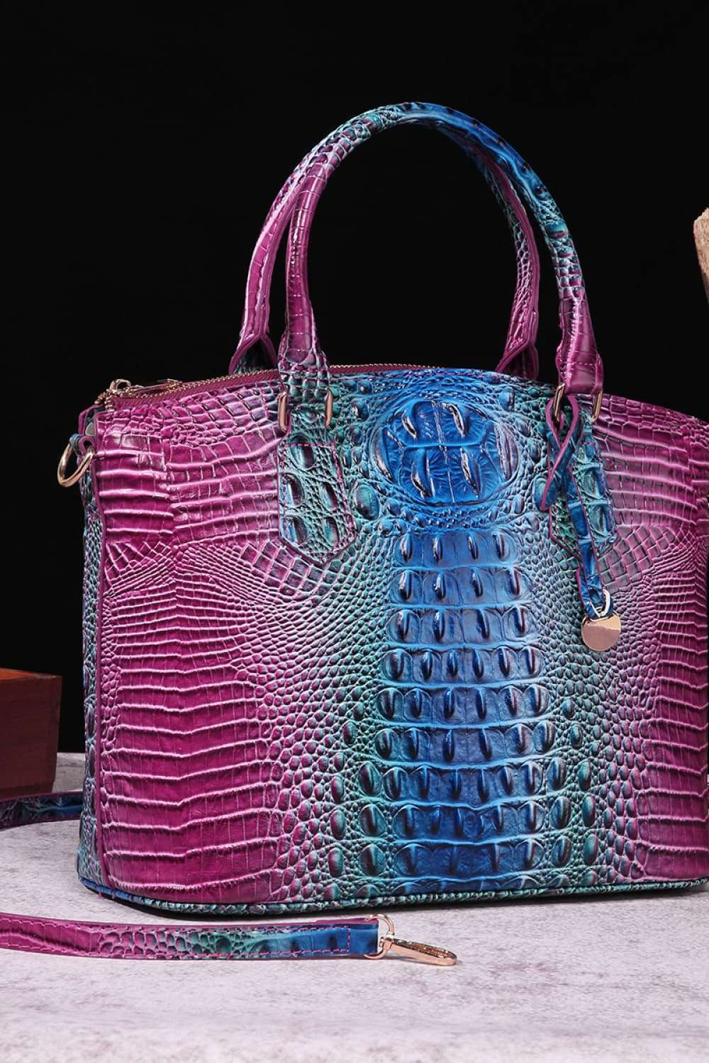 Gradient PU Leather Handbag Handbag | Ectron Online