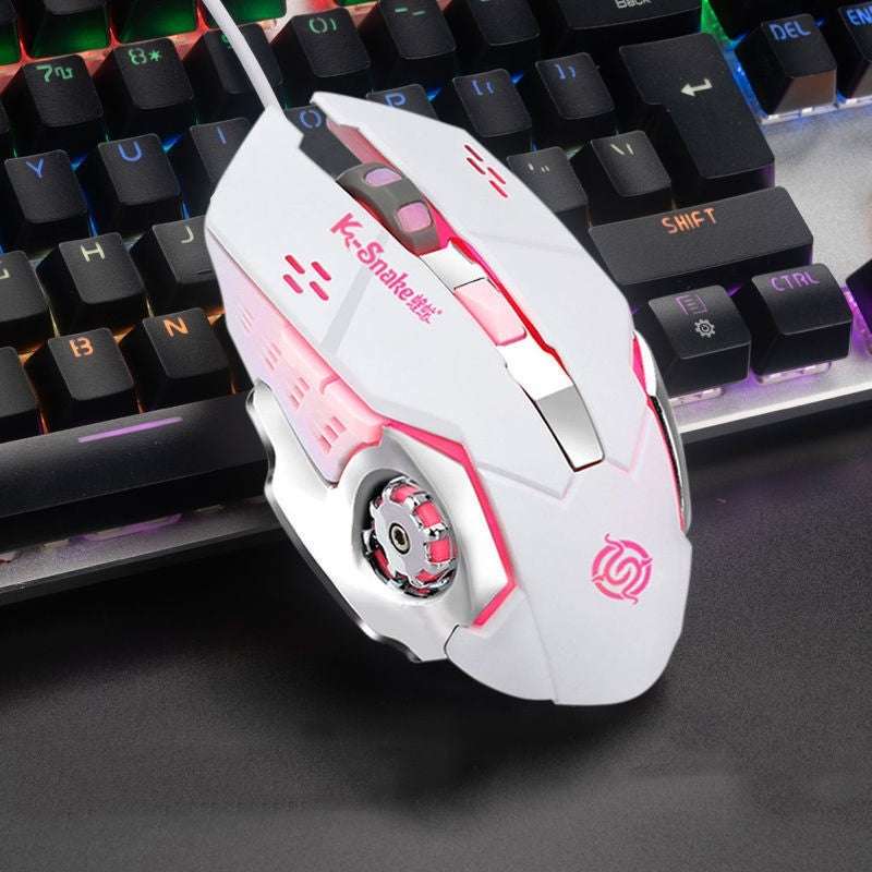 Metal USB Wired Mouse – Macro Gaming & Office Precision Macro Definition Gaming Competitive Offi | Ectron Online