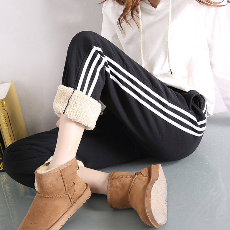 Cozy Fleece Sweatpants: Plus Sizes Available Wide Leg Pants | Ectron Online