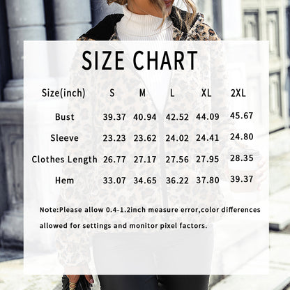 Women's Fuzzy Leopard Jacket | Hooded Plush Zip-Up Winter Coat Women's Fuzzy Leopard Jacket, Hooded Plu | Ectron Online