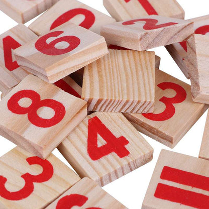 Wooden Montessori Math Toys Wooden Montessori early education math t | Ectron Online