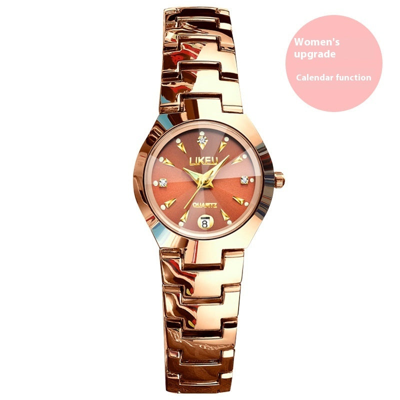Simple Temperament Waterproof Quartz Watch Simple Temperament Women's Watch Quartz | Ectron Online
