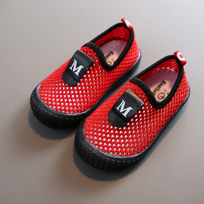 Flying woven breathable mesh sneakers
