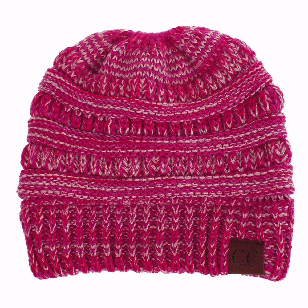 Knitted Ponytail Hat - Women's Fashion Wool Hat for Stylish Comfort Hats & Caps | Ectron Online