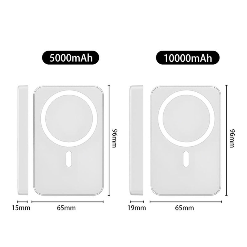 10,000mAh Magnetic Fast Charging Power Bank | Mini Wireless Charger